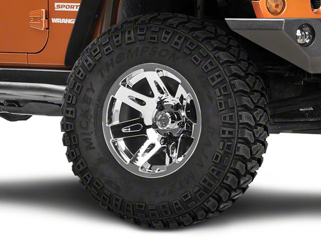 Rugged Ridge XHD Aluminum Chrome Wheel; 17x9 (07-18 Jeep Wrangler JK)