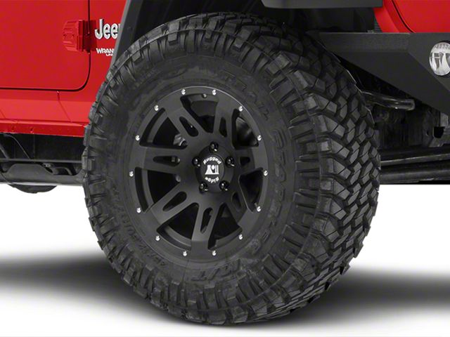 Rugged Ridge XHD Satin Black Wheel; 17x9 (18-24 Jeep Wrangler JL)
