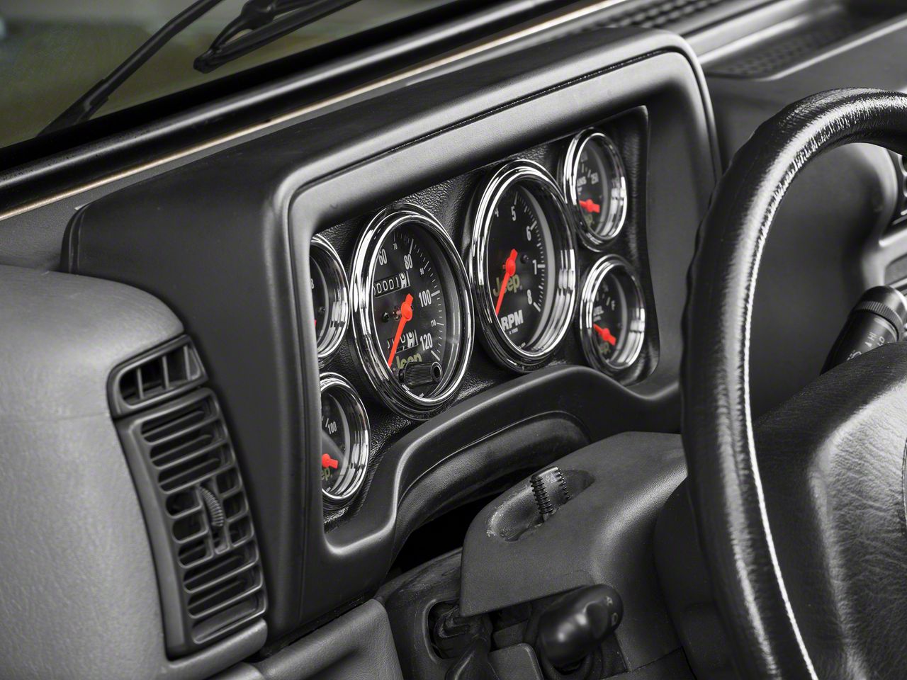 How to Install Auto Meter Direct Fit Dash Gauge Panel (97-06 Wrangler TJ)  on your Jeep Wrangler | ExtremeTerrain