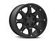 Black Rhino Glamis Matte Black Wheel; 17x9 (07-18 Jeep Wrangler JK)