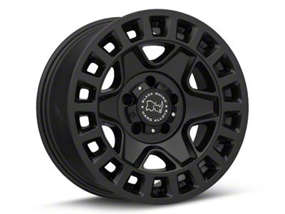 Black Rhino York Matte Black Wheel; 17x9 (07-18 Jeep Wrangler JK)