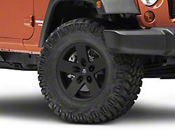 Mammoth Moab Black Wheel; 17x9 (07-18 Jeep Wrangler JK)