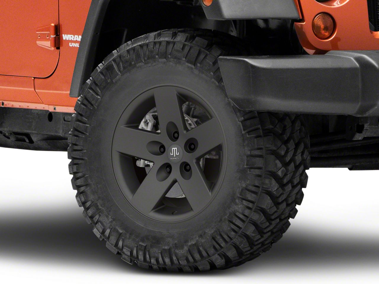 Mammoth Jeep Wrangler Moab Charcoal Wheel - 17x9 J108902 (07-18 Jeep