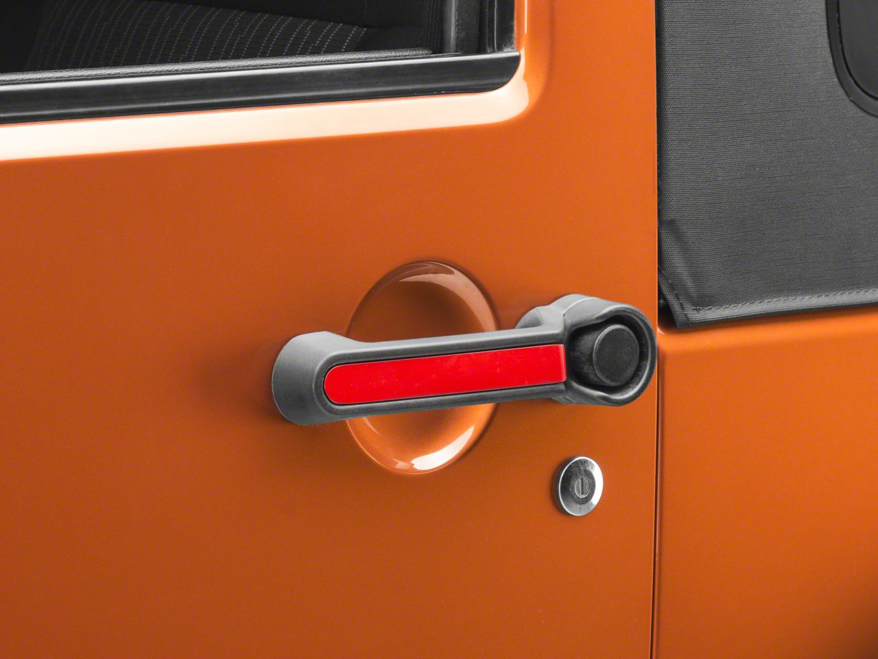 red door handles for jeep wrangler