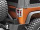 Rugged Ridge Elite Tail Light Guards; Raw Aluminum (07-18 Jeep Wrangler JK)