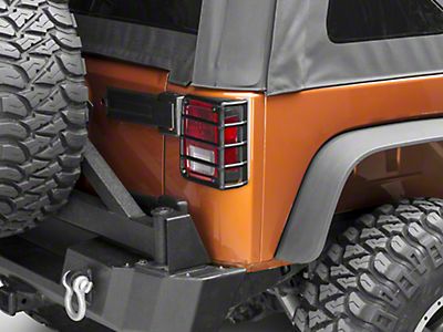 Rugged Ridge Jeep Wrangler Tail Light Euro Guards - Textured Black