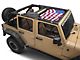 Rugged Ridge Front Eclipse Sun Shade; American Flag (07-18 Jeep Wrangler JK)