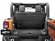 Rugged Ridge Elite Ballistic Rear Seat Cover; Black (07-18 Jeep Wrangler JK 2-Door)