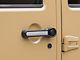 Rugged Ridge Elite Door Handle Inserts; Brushed Aluminum (07-18 Jeep Wrangler JK 4-Door)
