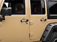 Rugged Ridge Elite Door Handle Inserts; Brushed Aluminum (07-18 Jeep Wrangler JK 4-Door)