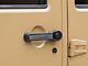 Rugged Ridge Elite Door Handle Inserts; Raw Aluminum (07-18 Jeep Wrangler JK 4-Door)