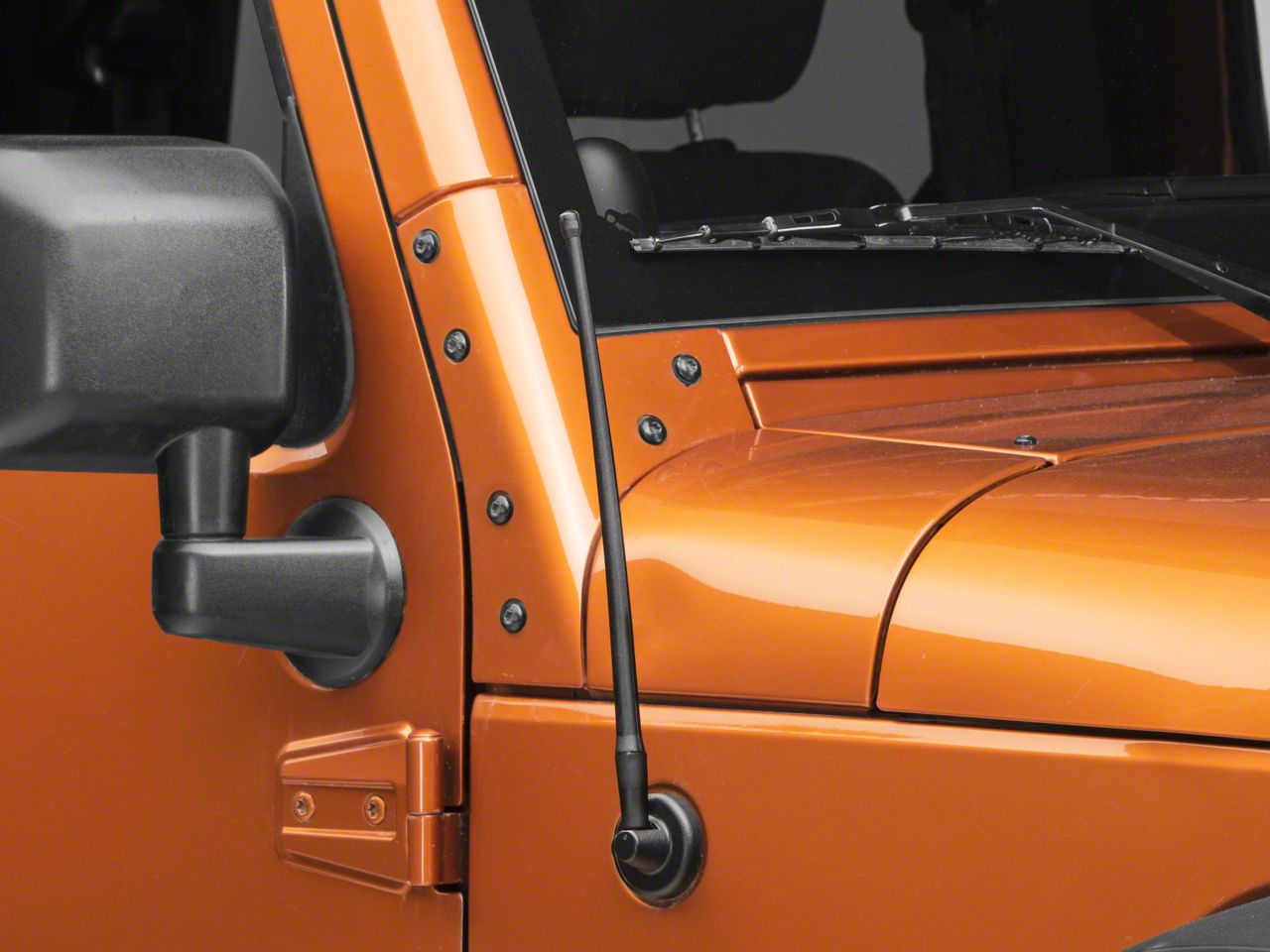 Rugged Ridge Jeep Wrangler Reflex Stubby Antenna; 13-Inch  (07-23 Jeep  Wrangler JK & JL) - Free Shipping