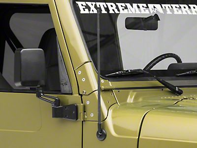 Rugged Ridge Jeep Wrangler Reflex Stubby Antenna; 21-Inch  (97-23 Jeep  Wrangler TJ, JK & JL) - Free Shipping