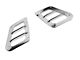 Rugged Ridge Front Euro Light Guards; Stainless Steel (97-06 Jeep Wrangler TJ)