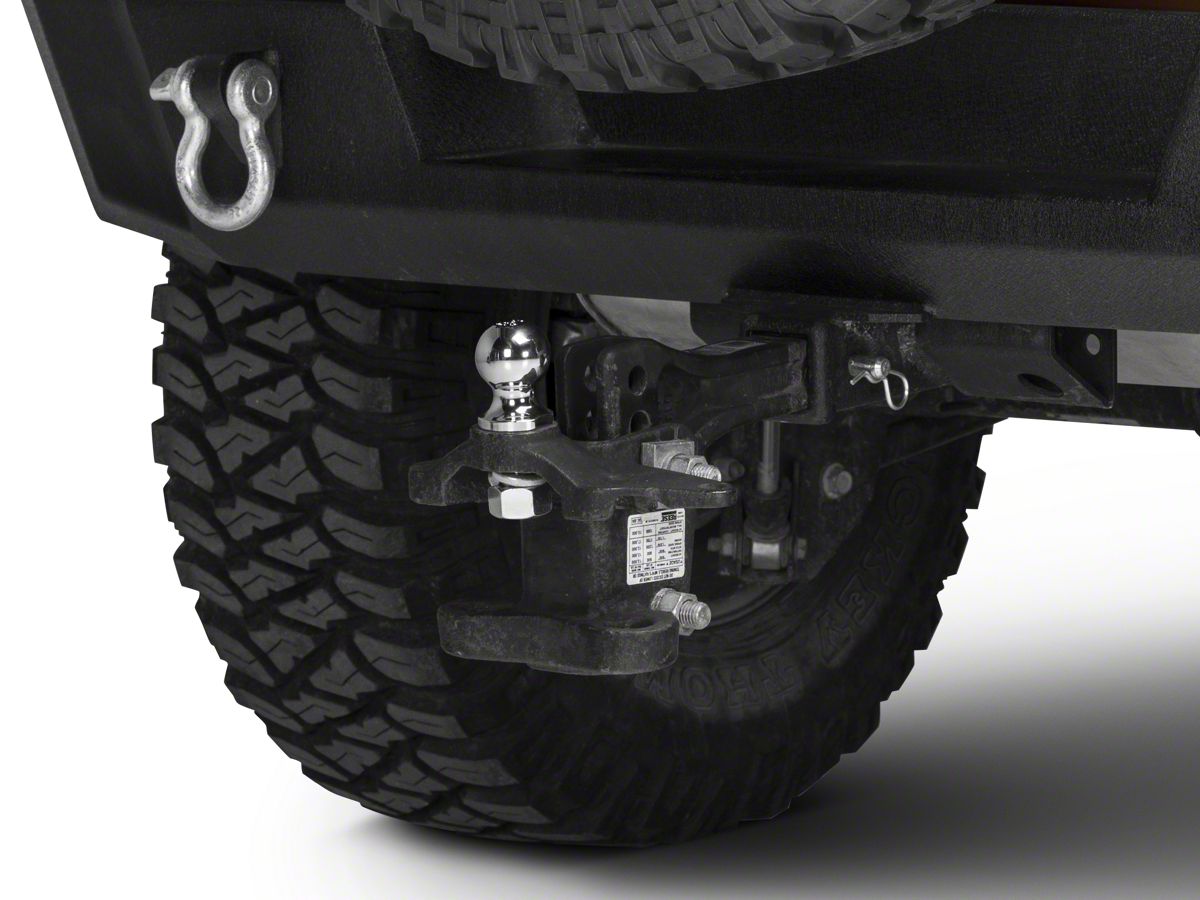 Rugged Ridge Jeep Wrangler 2-Inch Trailer Hitch Ball; Chrome 