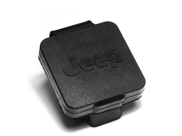 Rugged Ridge Hitch Plug; Jeep Logo (66-24 Jeep CJ5, CJ7, Wrangler YJ, TJ, JK & JL)