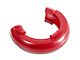 Rugged Ridge 7/8-Inch D-Ring Shackle Isolators; Red; Set of Two