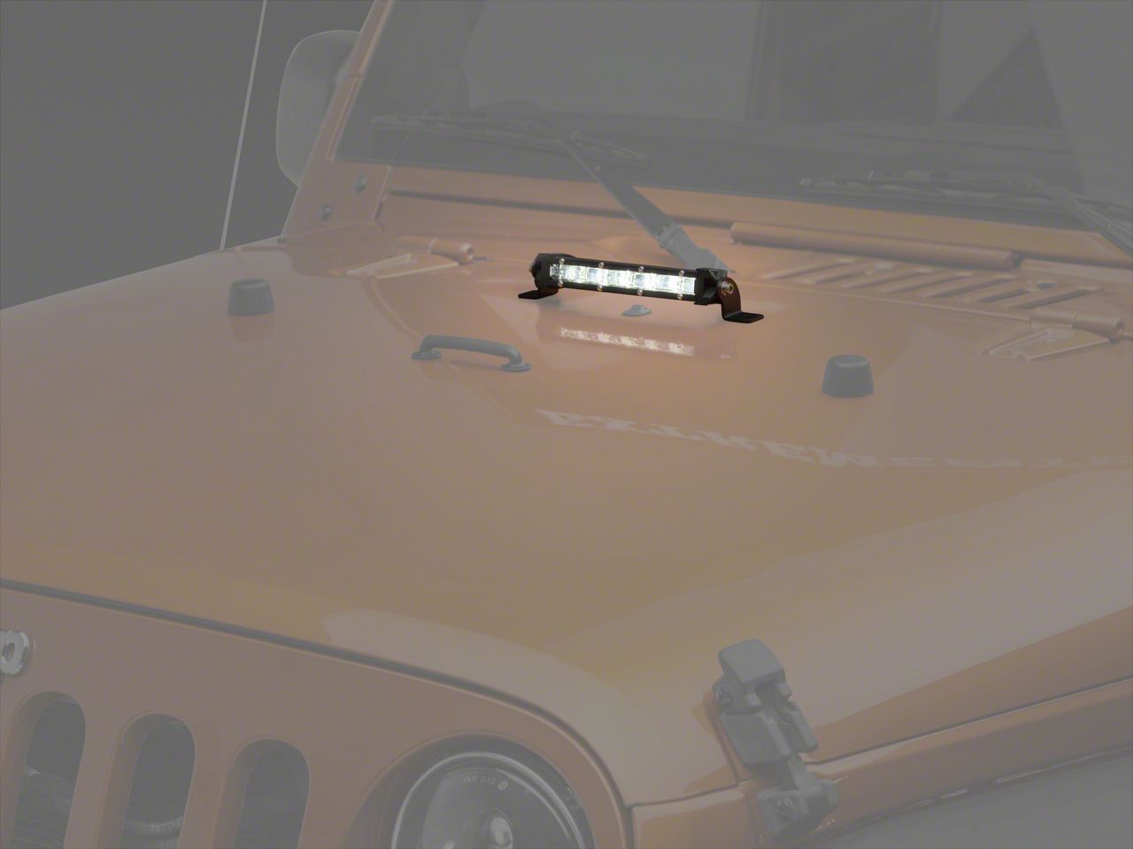 Raxiom 8-Inch Super Slim Single Row LED Light Bar; Spot/Spread Combo Beam (Universal; Some Adaptation May Be Required)