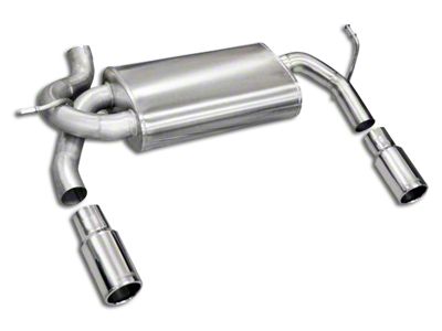 Corsa Performance Sport Axle-Back Exhaust with Dual Polished Tips (07-18 Jeep Wrangler JK)