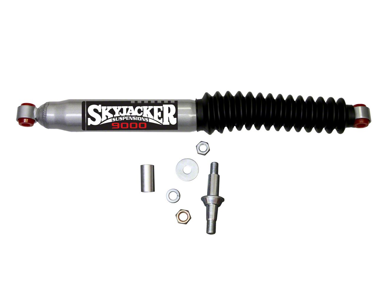 SkyJacker Jeep Wrangler Silver 9000 Replacement Steering Stabilizer