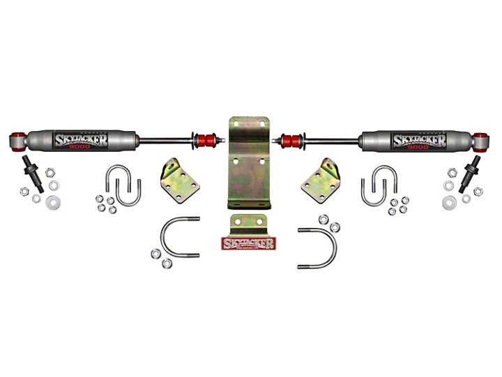 How to Install SkyJacker Silver 9000 High Clearance Dual Steering Stabilizer Kit (0717 Wrangler