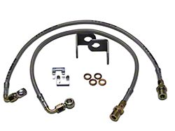 Jeep JK Stainless Steel Brake Line 07-18 Wrangler JK Front Lift Height 4-7 Inch Pair Skyjacker main image 1