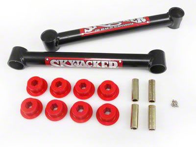 SkyJacker Single Flex Adjustable Front Lower Control Arms for 2 to 5-Inch Lift (07-18 Jeep Wrangler JK)