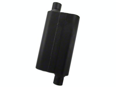 Flowmaster 50 Series Delta Flow Offset/Offset Oval Muffler; 2.25-Inch Inlet/2.25-Inch Outlet (Universal; Some Adaptation May Be Required)
