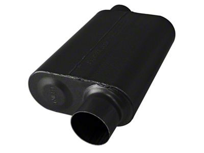 Flowmaster Original 40 Series Offset/Offset Oval Muffler; 3-Inch Inlet/3-Inch Outlet (Universal; Some Adaptation May Be Required)