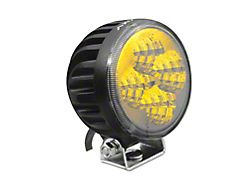 Raxiom Axial Series 3-Inch 4-LED Yellow Beam Round Light; Flood Beam (Universal; Some Adaptation May Be Required)