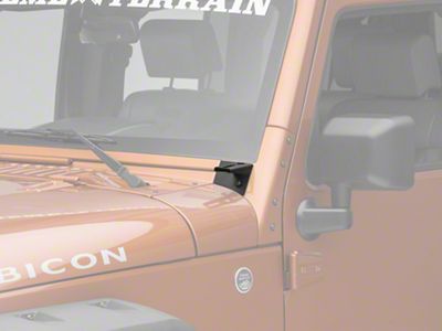 Raxiom Axial Series Windshield Pillar Mounted Light Brackets (07-18 Jeep Wrangler JK)