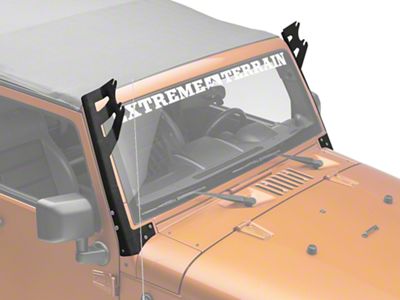 Raxiom Axial Series Dual 50-Inch Windshield Pillar Light Bar Mount (07-18 Jeep Wrangler JK)
