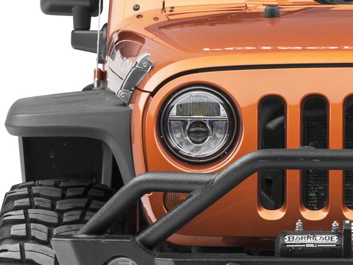 How to Install Axial 7 in. LED Headlights (07-18 Jeep Wrangler JK) on ...