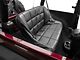 Corbeau 42-Inch Baja Bench Suspension Seat; Black Vinyl (07-24 Jeep Wrangler JK & JL)