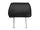 Corbeau Headrest for Corbeau Baja Bench Seat Only; Black Vinyl (Universal; Some Adaptation May Be Required)