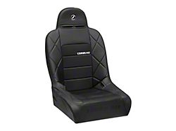 Corbeau Baja JP Wide Suspension Seat; Black Vinyl/Cloth (Universal; Some Adaptation May Be Required)