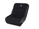 Corbeau Baja Low Back Suspension Seat; Black Vinyl/Cloth (Universal; Some Adaptation May Be Required)