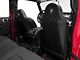 Corbeau Baja RS Suspension Seats; Black Vinyl; Pair (Universal; Some Adaptation May Be Required)