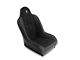 Corbeau Baja SS Suspension Seat; Black Vinyl/Cloth (Universal; Some Adaptation May Be Required)