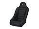 Corbeau Baja Ultra Suspension Seat; Black Vinyl (Universal; Some Adaptation May Be Required)