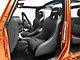 Corbeau Baja XP Suspension Seat; Black Vinyl/Cloth (Universal; Some Adaptation May Be Required)