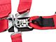 Corbeau 3-Inch 5-Point Latch and Link Harness Belt; Red (Universal; Some Adaptation May Be Required)