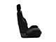 Corbeau GTS II Reclining Seat; Black Cloth (87-18 Jeep Wrangler YJ, TJ & JK; Seat Brackets are Required for TJ & JK Models)