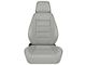 Corbeau Sport Reclining Seats; Gray Vinyl; Pair (Universal; Some Adaptation May Be Required)