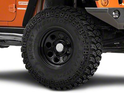 Raceline 81B Soft 8 Black Wheel; 16x8 (07-18 Jeep Wrangler JK)