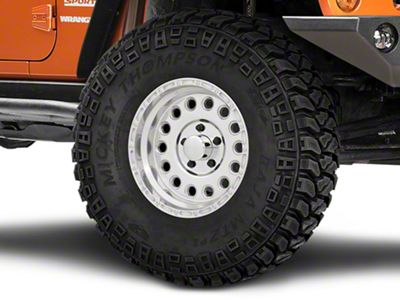 Raceline 887 Rockcrusher Polished Wheel; 16x8 (07-18 Jeep Wrangler JK)