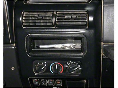 Tuffy Security Products Jeep Wrangler Stereo Dash Cutout Cover Plate 151-01  (87-95 Jeep Wrangler YJ) - Free Shipping