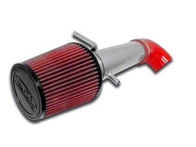 CGS Motorsports Cold Air Intake; Silver (91-95 4.0L Jeep Wrangler YJ)