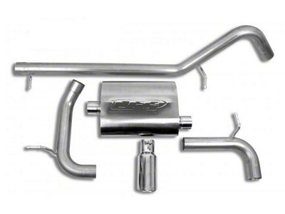 CGS Motorsports Stainless Cat-Back Exhaust (07-11 Jeep Wrangler JK)