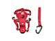 Enhanced Strength TruFit Dog Car Harness - Red (87-20 Jeep Wrangler YJ, TJ, JK & JL)